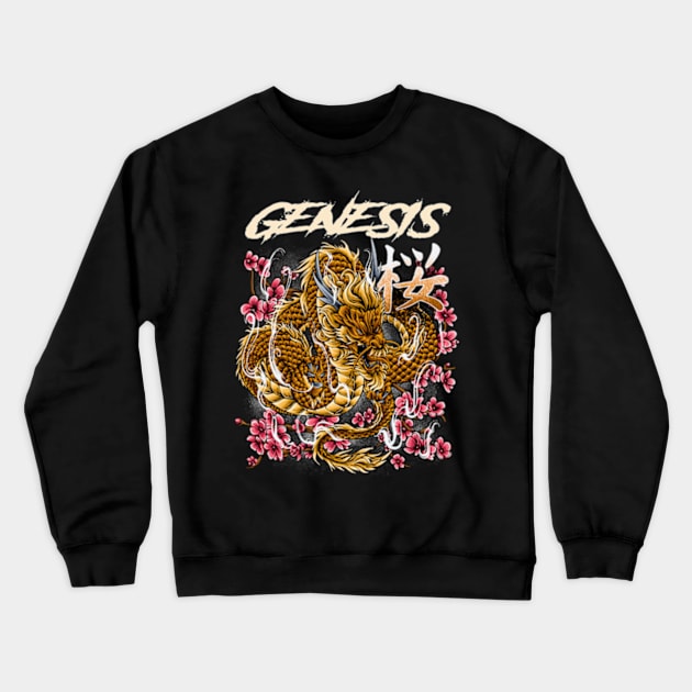 GENESIS BAND MERCHANDISE Crewneck Sweatshirt by Summer Inen